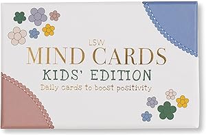 LSW London Mind Cards - Kids' Edition | 30 Cards for Daily Positivity, Gratitude and Emotional Growth to Encourage Resilience | Mindfulness for Children