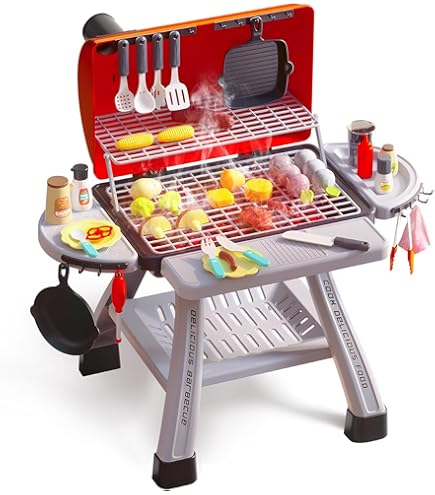 Kids BBQ Grill Doenspel,Realistisch Eten Groenten Fruit