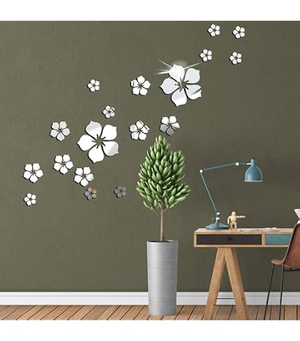 Miroir Mural Décoratif Enfant Forme Nuage Ou Lapin - Sticker Acrylique Argenté Pour Chambre Bébé, Sans Percer, Ultra Mignon