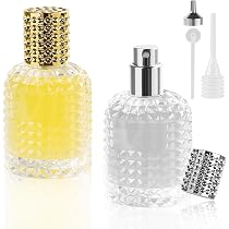 2x 50 Ml Reise-Parfümzerstäuber Aus Glas – Nachfüllbar, Mit Feinem Nebel, Ideal Für Unterwegs