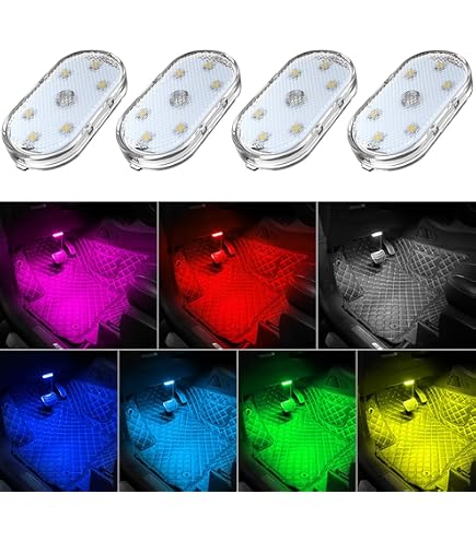 LED Ricaricabili 7 Colori Per Auto Luci Led Per Auto , Le Più Vendute ...