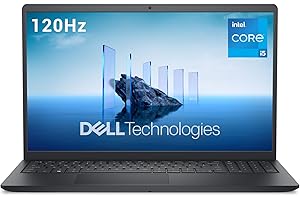‎DELL Dell 15 Laptop DC15250 15.6 Inch FHD (1920 x 1080) 120Hz, Intel Core i5-1335U, Intel UHD Graphics, 16GB DDR4 RAM, 512GB SSD, Windows 11 Home, QWERTY Keyboard - Black