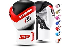 ‎STARPRO Starpro | T20 Boxing Gloves for Hard Punches & Fast K.O. | Boxing Gloves Men, Boxing Gloves Women, Box Glove Men's Set, Boxing Sports, Boxing Training, Boxing Gloves