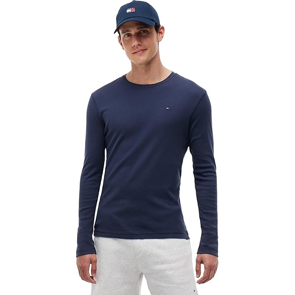 Levi's Heren Long-Sleeve Original Housemark Tee T-shirt, Bluish Olive, S