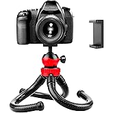 HUMBLE® Octopus Tripod Foldable Flexible Tripod gorilla tripod Stand with Universal Mobile Holder for Vlogging Streaming Phot