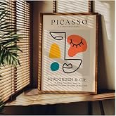 Fark Tanıtım Picasso &Ccedil;er&ccedil;evesiz Poster, Modern Dekoratif &Ccedil;er&ccedil;evesiz Poster, Tablo, Picasso-11, 40 x 50