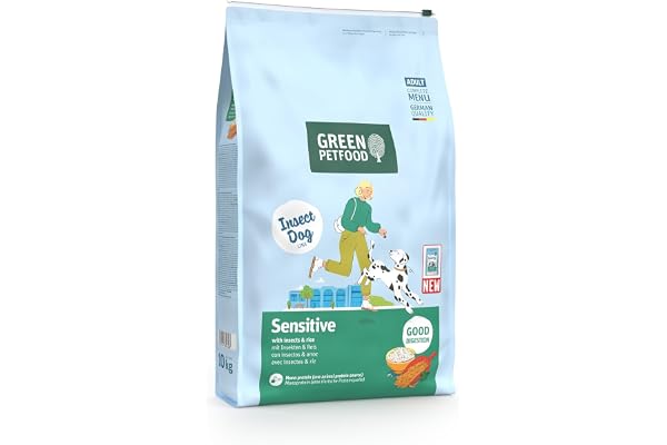 Green Petfood InsectDog Sensitive | 10 kg | Vuxen | Torr hundmat