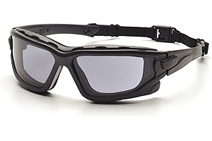 Pyramex Safety I-Force SB7020SDT Safety Goggles with Improved Anti-Fog Effect Fire-Resistant Grey