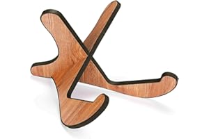 JIEDDEY Supporto per Ukulele,Supporto per Chitarra in Legno Supporto per Banjo Staccabile Universale Pieghevole a forma di X Portatile Supporto per Ukulele Mandolino Accessori Violino Banjo