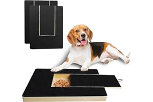 Cnwinu Szlifierka do pazurów dla psów z pudełkiem na przekąski, z 2 zapasowymi arkuszami, papier ścierny, deska do drapania psów, pielęgnacja paznokci zwierząt domowych, alternatywna szlifierka do