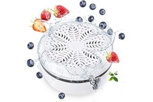 DOYFAY Fruit and Vegetable Cleaning Machine,Portable Fruit and Vegetable Cleaner,USB Rechargeable Wireless Cleaner Device with OH-ion Purification Technology for Rice Meat Food Cleaning