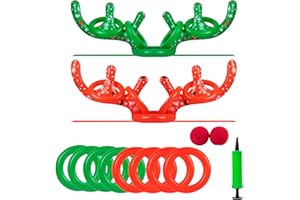 WOFEU Halloween giochi lancio dell'anello,gioco gonfiabile di lancio degli anelli cappello della strega ragni per i bambini, bomboniere della festa Halloween Gioco della festa all'aperto in casa