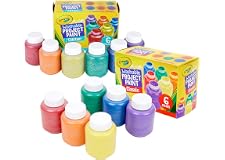 Crayola Washable Kids Paint, 12 Count, Paint Set for Kids, Gift, Classic and Glitter Paints