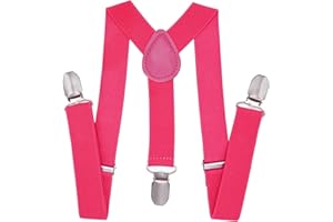 WANNGE PlayCool - Bretelle a Y regolabili, larghe 2,54 cm, per bambini e bambine