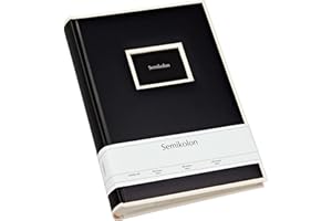 SEMIKOLON; album photos 300 poches noir +++ 50 feuilles de papier cartonné avec pochettes transparentes +++ album pour EMPOCHER DES PHOTOS +++ qualité originale Semikolon