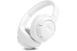 JBL Tune 770 NC – Kabellose Over-Ear-Kopfhörer mit adaptivem Noise-Cancelling und faltbarem Design – Bis zu 70 Stunden Akkulaufzeit mit Schnellladefunktion – Weiß