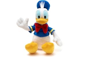 Disney Store Peluche pequeño del Pato Donald, Altura: 32 cm, Peluche con un Acabado de Tacto Suave y Detalles Bordados, Lleva su Habitual Traje de Marinero, para Todas Las Edades