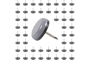 SIMALA Patins pour Pieds de Chaise. Faciles à Installer sur Les Pieds de Chaise, 19mm Patins Meubles pour Une Utilisation en intérieur pour protéger Les sols des Pieds de Table (50 Pack)