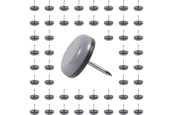 Patins pour pieds de chaise. Faciles à installer sur les pieds de chaise, 19mm Patins Meubles pour une utilisation en intérieur pour protéger les sols des pieds de table (50 Pack)