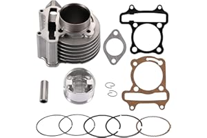 GOOFIT 57.4mm Cylinder Head 157QMJ 152QMI Engine Gaskets Parts With Gasket Spark Plug Replacement For 4 Stroke GY6 150cc ATV TaoTao Karting Chinese Scooter