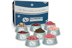 Frostfutter Perleberg Barf Starter-Paket | 22 kg Barf Hundefutter | Hochwertige Rohfütterung | 100% natürliche Zutaten | ohne Zusatzstoffe | gesunde Hundenahrung | Made in Germany