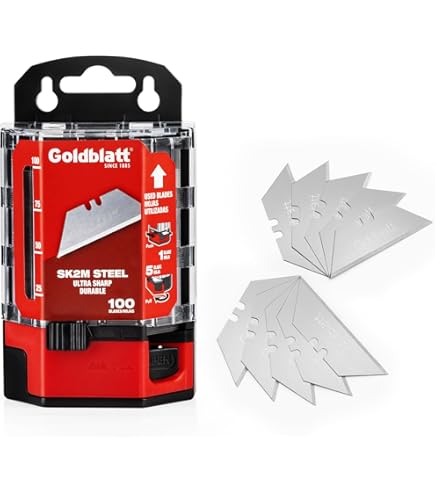 HaWe 5 Lame Trapezoidali Per Taglierina - 60 Mm - Qualità Tedesca - Maximal Quality In Love For Tools - 2