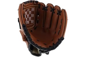 Acidea Baseball-Handschuhe mit weichem, solidem PU-Leder, verdickter Krug, Softball-Handschuhe für Kinder, Teenager, Erwachsene, Rechtshänder, Linkshänder