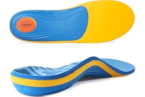 3ANGNI Heavy Duty Support Plantar Fasciitis Orthotic Insoles - 220+ LBS Arch Support, Relieve Flat Feet, Heel Pain, Overpronation, Shock Absorbing and Breathable Insoles, Suitable for Men and Women