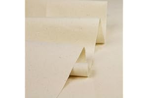 A-Express Tela natural Calico – 100 % algodón sin blanquear por metro – 230 g/m² – Peso pesado – 150 cm de ancho para manualidades, costura, acolchado, bordado, forros, proyectos de bricolaje y bolsas