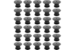 FZCYUOO 30Pcs Pin Badge Backs Locking Pin Backs Keepers Backs Metal Pin Backs Replacement Pin Metal Clasp Needle Back Enamel Pin Backs for Crafts Badge Brooches Jewelry (Black)