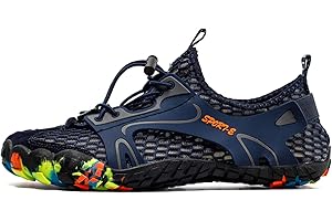 Kauson Sandalias Deportivas Trekking Hombres Verano Antideslizante Pescador Playa Zapatos Casuales Transpirable Zapatilla de Senderismo Deportes Montaña y Asfalto Zapatos para Correr Malla