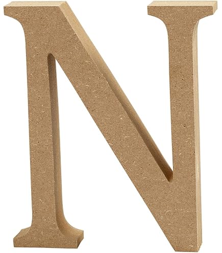 MPI MDF Classic Lettera B In Legno – Altezza 24,1 Cm – Carattere Classico Per Decorazioni Camerette E Nomi Personalizzati - 2