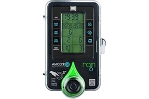 EULJCD Rain Minuteur de prise numérique rechargeable Rain Amico à deux ports