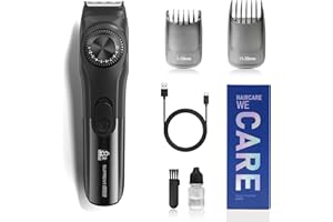 SUPRENT Tondeuse à barbe-réglable tondeuse électrique sans fil pour hommes, 39 réglages de longueur avec cadran de précision Tondeuse à barbe et à moustache