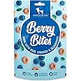 Heads Up For Tails Berry Bites Dog Treats | Real Chicken & Blueberries | Healthy, Tasty Cookies for All Life Stages | Natural, Gluten-Free, High-Protein Snacks for Dogs - 140 gm