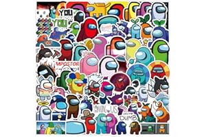 TACOMEXI Among Us 100 Stickers pcs,Laptop Stickers Bomb Vinyl Stickers Pack for Auto Luggage Skateboard Motorcycle Decal for Teens Adults