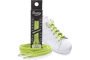 leazy Cordones Elásticos sin Nudo para Zapatillas - Anclaje Sencillo en las Puntas - Cordones sin Atar para Niños y Adultos