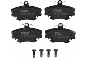 TRW GDB1332 Plaquettes de Frein Kit de 4 pour Renault Clio Mio II (BB_, CB_) 1998-2016 Essieu Avant et Autres Véhicules
