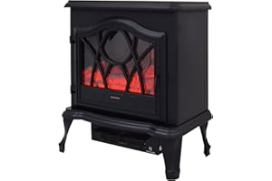 ‎SYNTROX GERMANY Syntrox Germany Elektrokamin freistehender Standkamin Kamin Chef-Heater SK-2000W Alicante