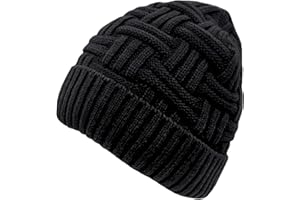 CHALIER Bonnet Hiver Homme Femme Chapeau Tricot Chaud Simple Taille Unique