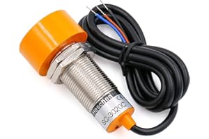 Heschen Interruptor inductivo del sensor de proximidad SC-3020C Detector 20mm 6-36VDC 300mA PNP normalmente abierto (NO) 3 cables