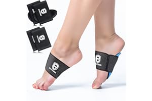 EDNYZAKRN Fußbandage Mittelfuß, 2 Paar Arch Support Brace für Plattfüße und Plantarfasziitis Schmerzlinderung Fersensporn, elastisches Fußpflegeband für Männer und Frauen