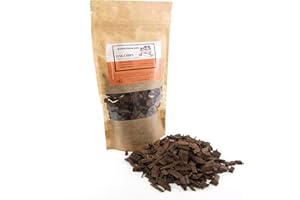 AlcoFermBrew Eichenholzchips Französisch (Heavy Toasted) 100g - Französische Eichenholzchips | Eichenholzspäne | Räucherholz | Eichenholz Chips | Holzspäne | Holzfässer