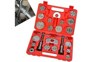 VLAND Universal Car Disc Brake Caliper Piston Rewind Tool Kit 22PCS, Compressor Wind Back Repair Tool Set for Cars Brake Pad