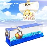 Ycaaeo Yolcu gemisi One Piece Fluid Drift şişe "Thousand Sunny" Ship Fluid Drift Bottle, tek kutuda batmayan tekne, korsan ge