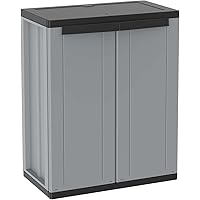 Terry, Jline 68 , Armadietto in Resina con Due Ante, 1 Ripiano Interno, da Interno Esterno. Materiale: Plastica, Dimensioni: 