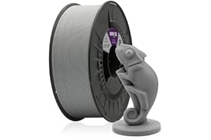 WINKLE Filament PLA matowy szary dymny | Filament do drukarki 3D | Filament PLA 1,75 mm 1 kg | PLA szary | powierzchnia matowa | Drukarki 3D FDM | PLA Matte | cewka 1kg