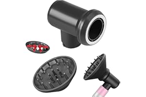 YTCHYYSK Upgraded Diffuser Attachment and Adaptor Replacement for Dyson Airwrap Converting Styler To Hair Dryer, Gift for Women Girls (Light Gray)