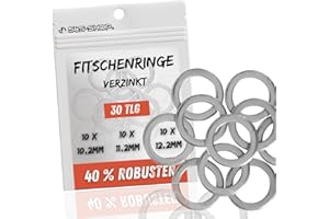 S&S-SHOP Pierścienie do mocowania - asortyment | 30-częściowy | po 10 x Ø 10/11/12 mm | do podnoszenia drzwi | ocynkowana stal | podkładki | podkładki | podkładki | podkładki | podkładki dystansowe | podnośnik