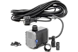 SunSun CHJ-500-10 Pompa da laghetto 500l/h 7W Filtro e pompa per ruscelli Cavo da 10 m